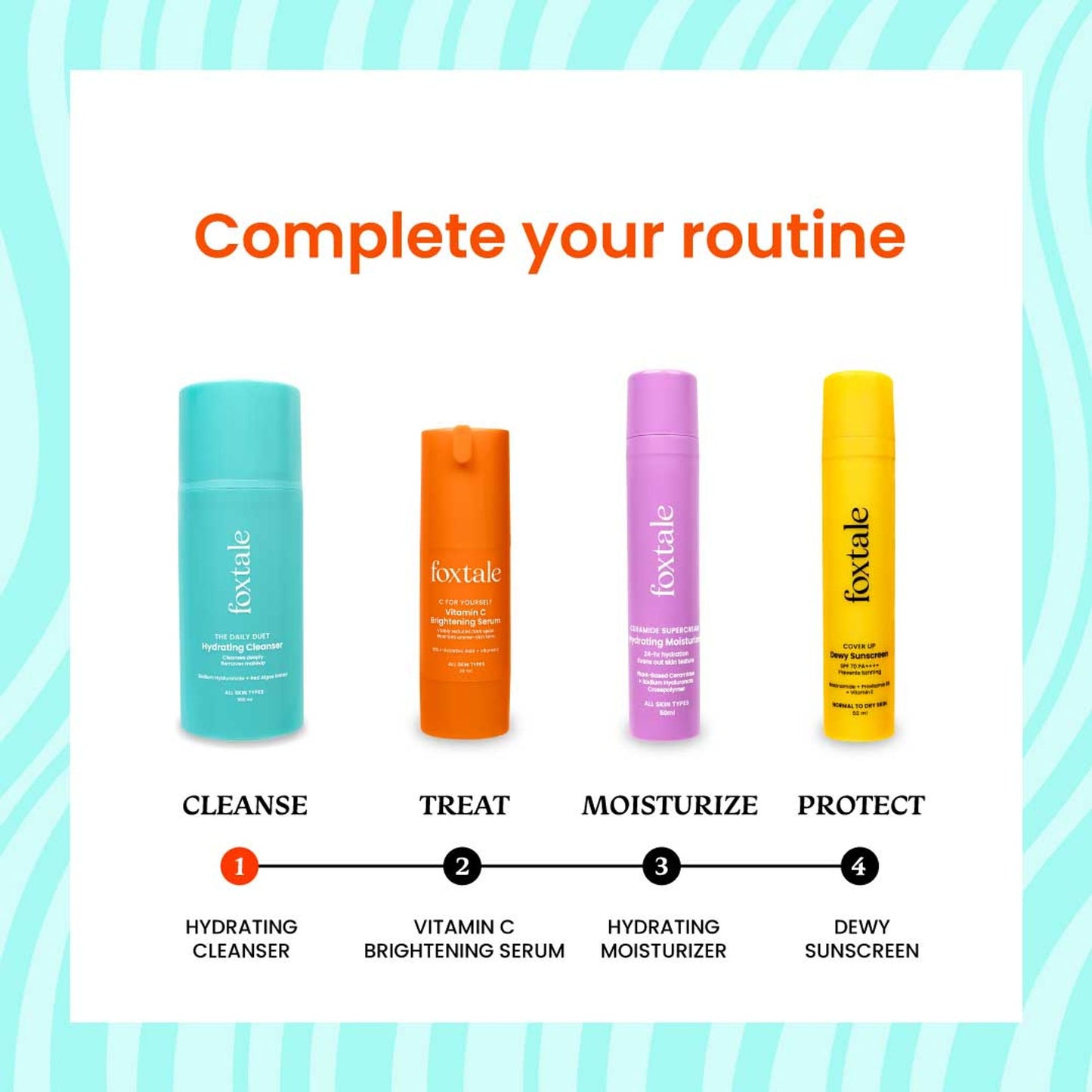 Foxtale Hydrating Cleanser & Makeup Remover with Hyaluronic Acid for Dryness & Deep Hydration