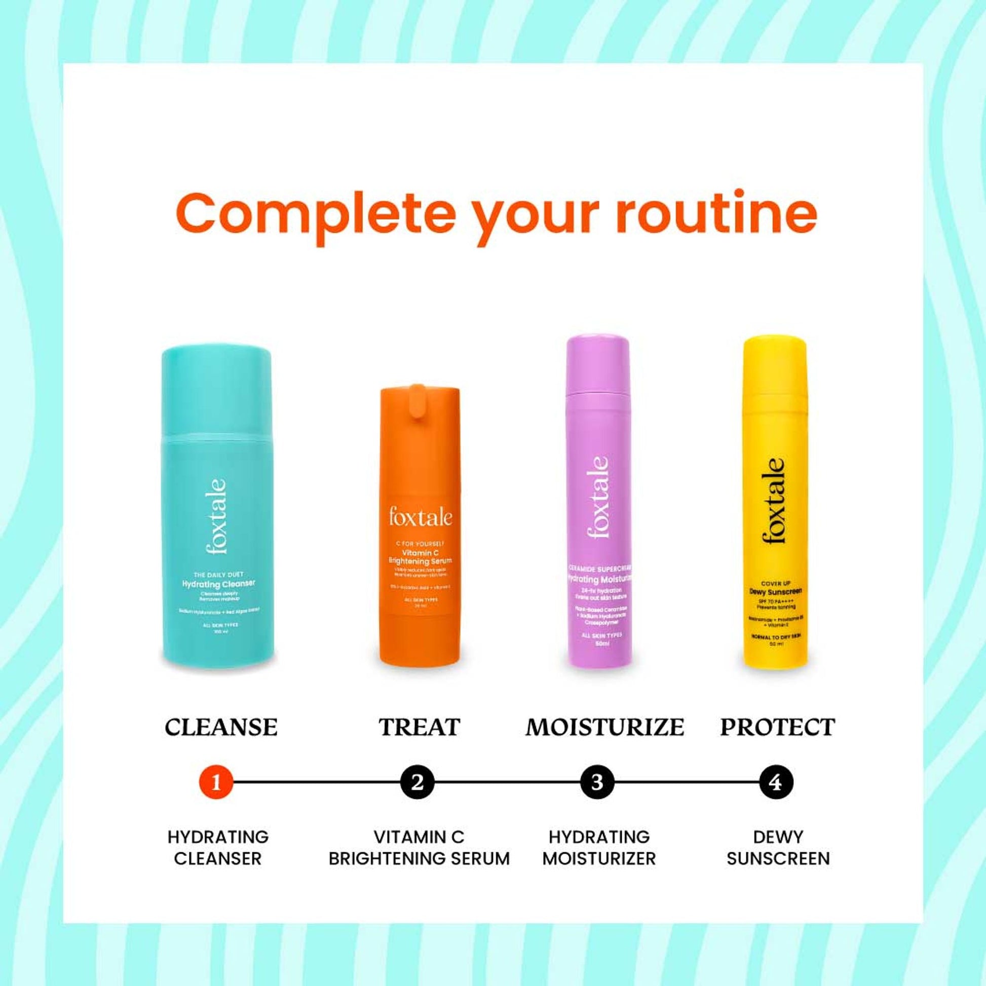 Foxtale Hydrating Cleanser & Makeup Remover with Hyaluronic Acid for Dryness & Deep Hydration