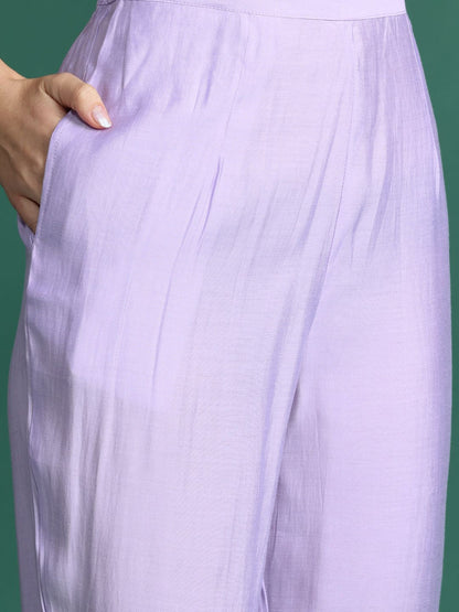 Indyancart IE Floral Embroidered Kurta with Trousers & With Dupatta