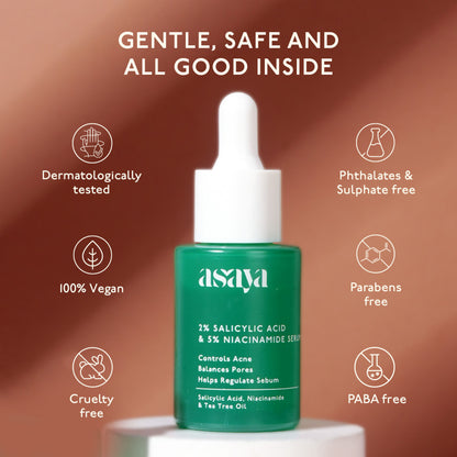 Asaya 2% Salicylic Acid Face Serum