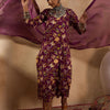 Dhiyona IE Floral Printed Straight Pure Cotton Kurta with Trousers & Dupatta