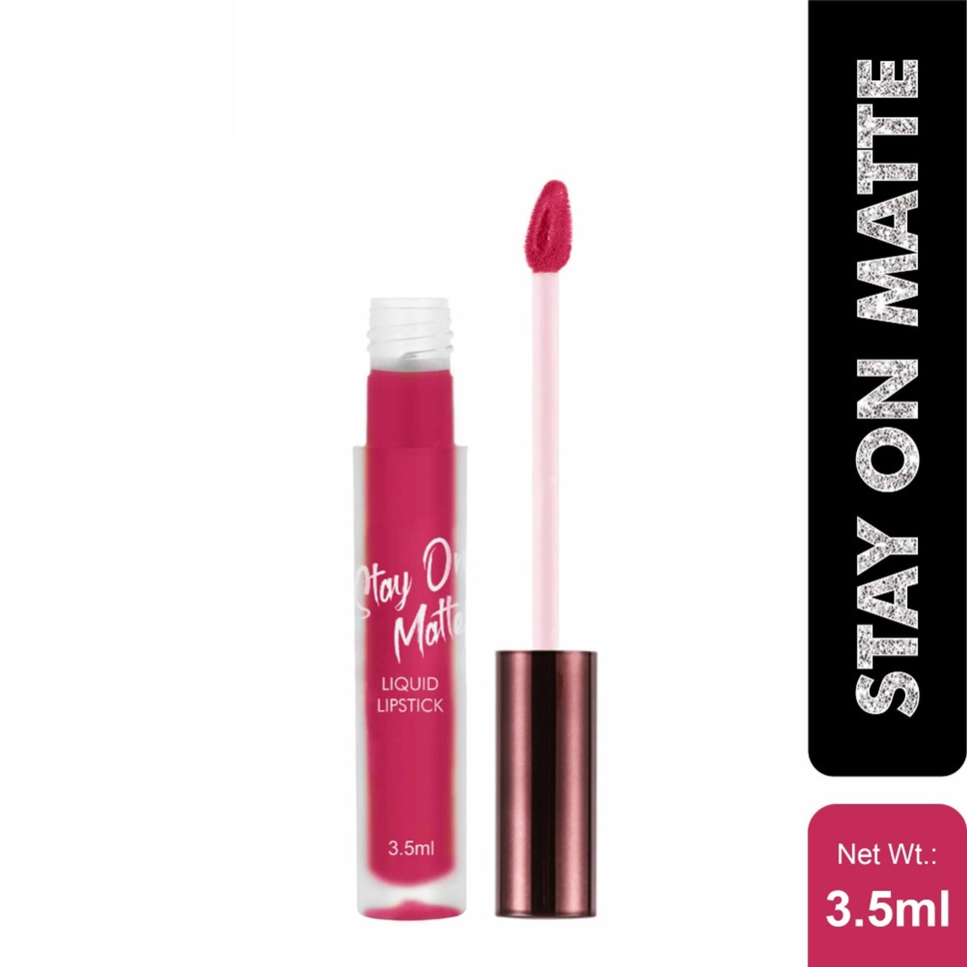 Beauty People Stay On Matte Liquid Lip Color With SPF 15 - 12 Peppy