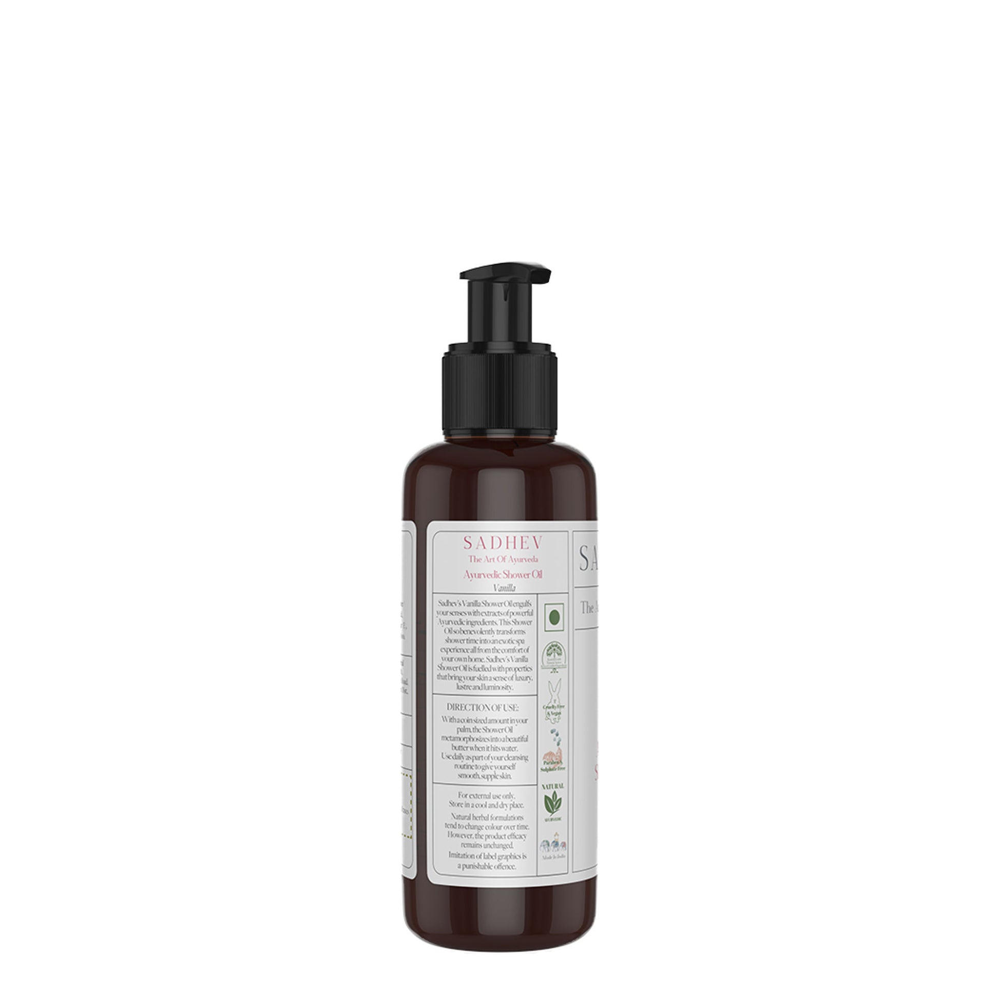 SADHEV Vanilla Shower Oil