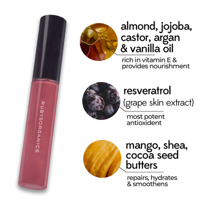 Ruby's Organics Lip and Cheek Oil - Grapevine