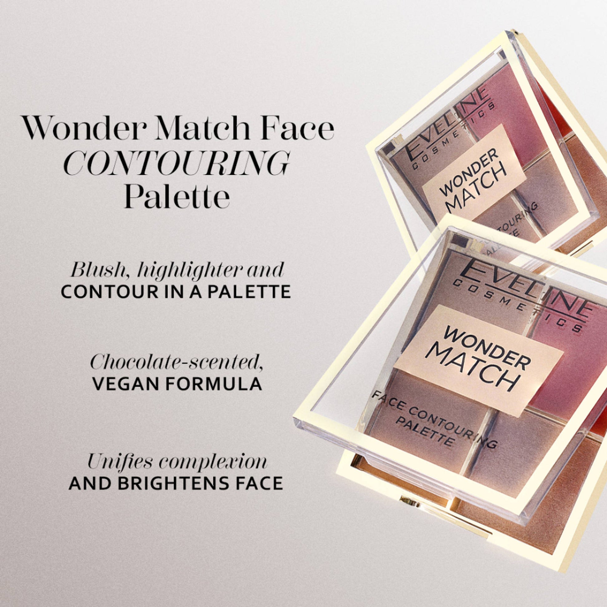 Eveline Cosmetics Wonder Match Face Controuring Palette - 1