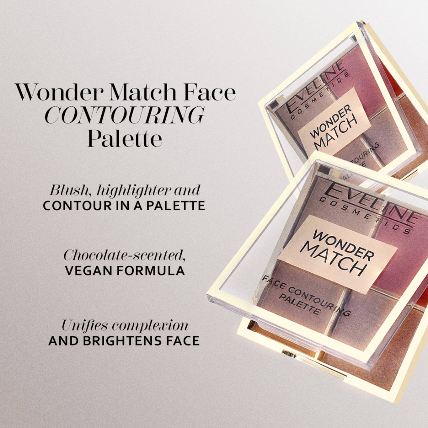 Eveline Cosmetics Wonder Match Face Controuring Palette - 2