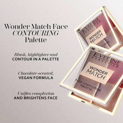 Eveline Cosmetics Wonder Match Face Controuring Palette - 2