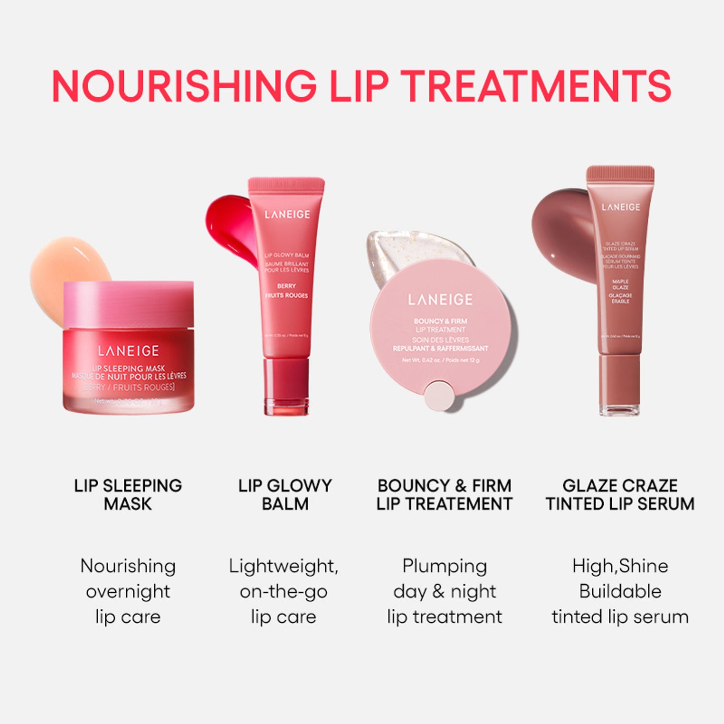 LANEIGE Glaze Craze Tinted Lip Serum - Strawberry Sprinkles
