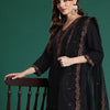 Dhiyona IE Ethnic Motifs Embroidered Sequinned Kurta with Trousers & With Dupatta