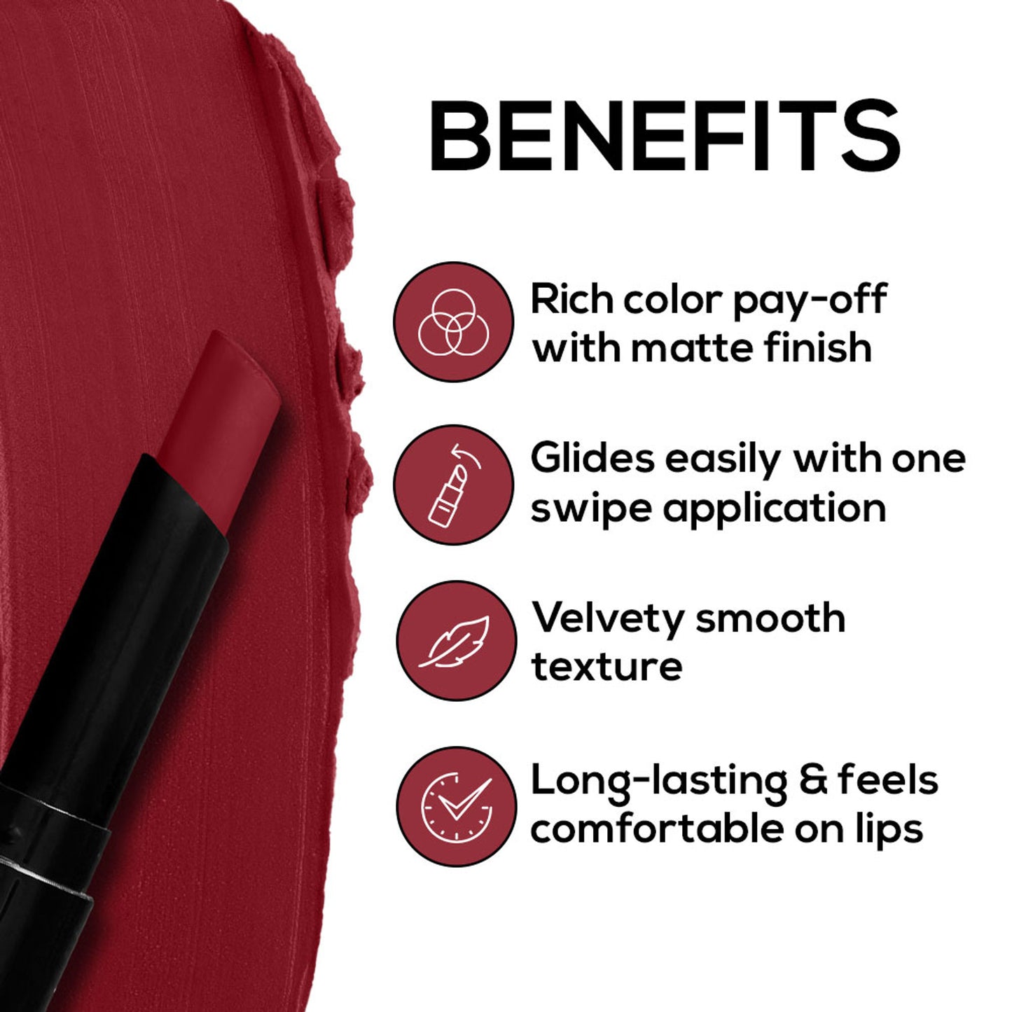 Renee Cosmetics Very Matte Lipstick - Rouge