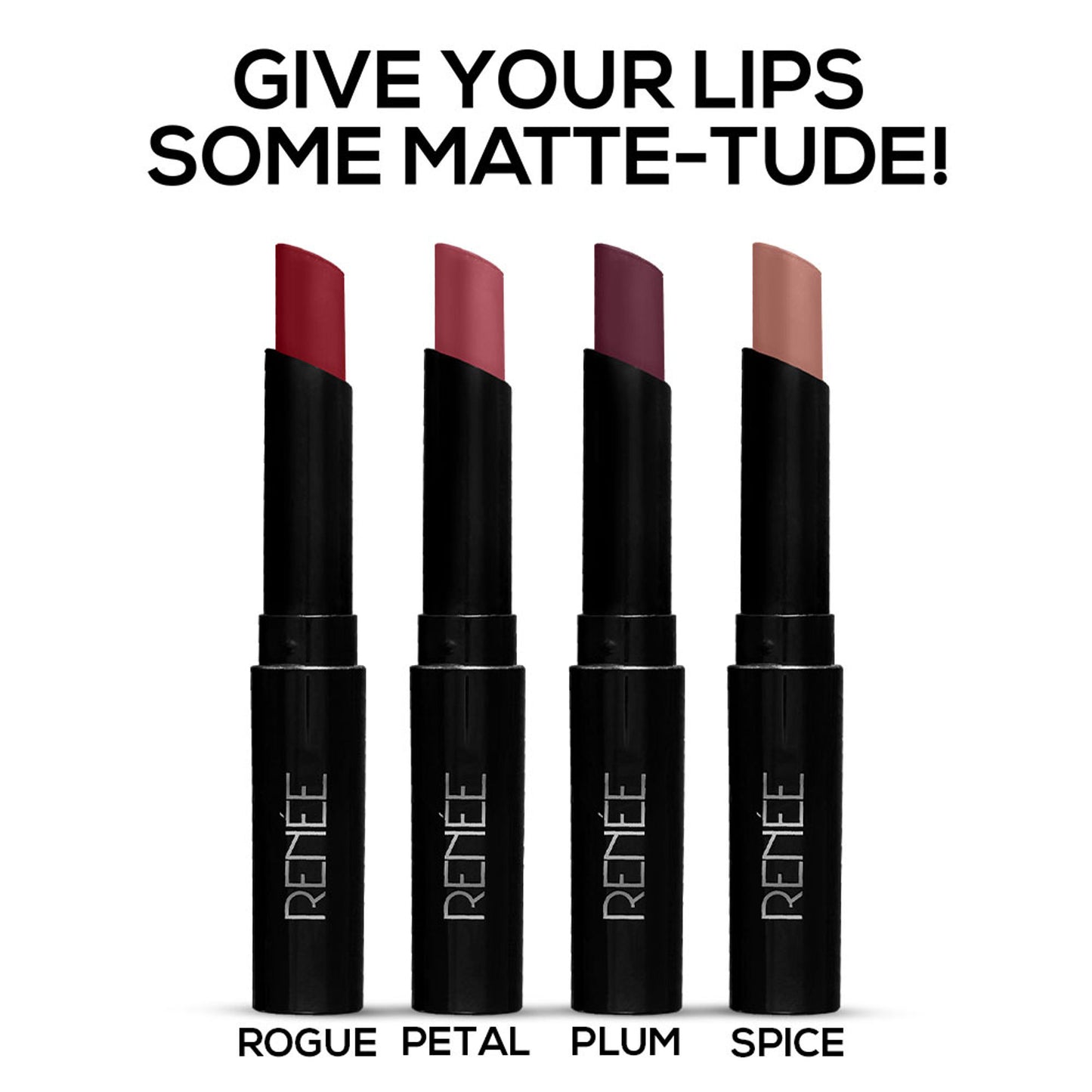 Renee Cosmetics Very Matte Lipstick - Plum