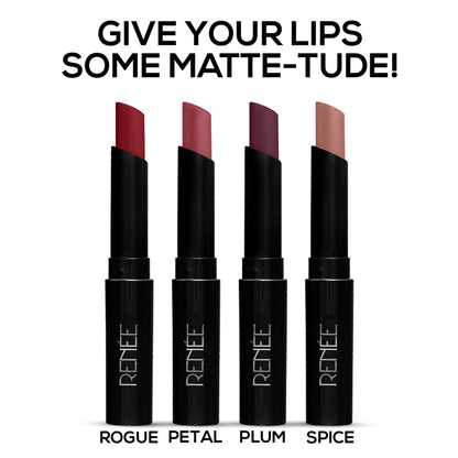 Renee Cosmetics Very Matte Lipstick - Petal