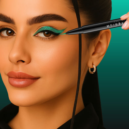 RENEE Glitterish Eyeliner - 05 Golden - 04 Green