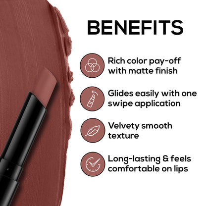 Renee Cosmetics Very Matte Lipstick - 01 Soft Sand