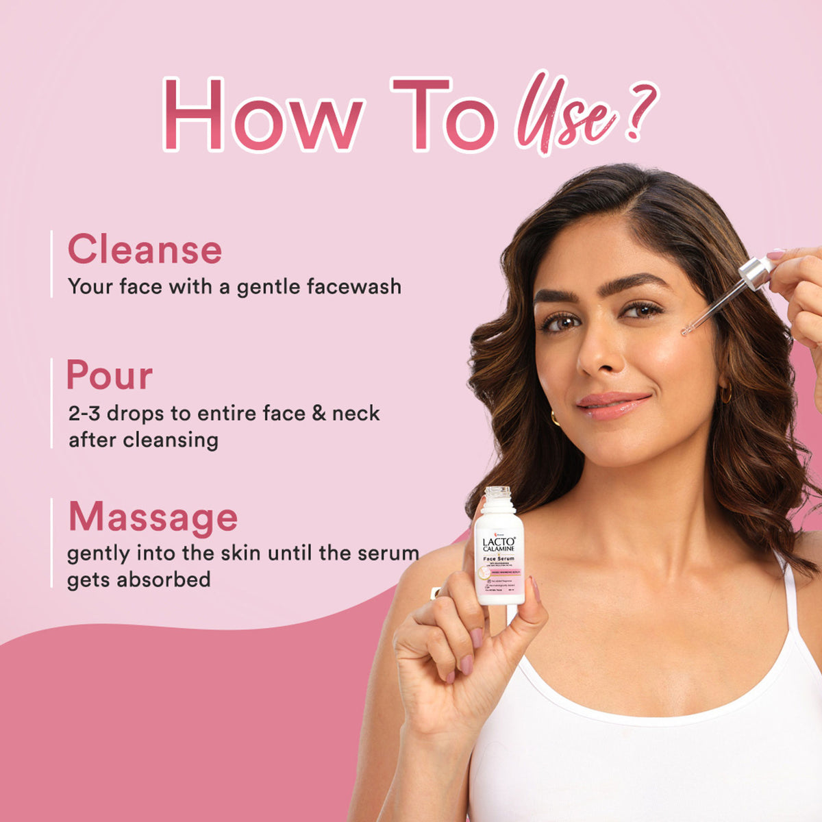 Lacto Calamine 10% Niacinamide Face Serum, Non Sticky To Minimise Pores & Fade Pigmentation