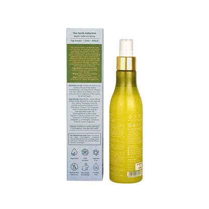 The Earth Collective Pre Swim Water Defence Hair Spray - Prevents Chlorine Damage