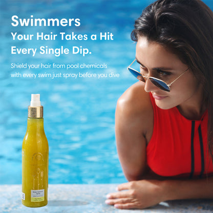 The Earth Collective Pre Swim Water Defence Hair Spray - Prevents Chlorine Damage