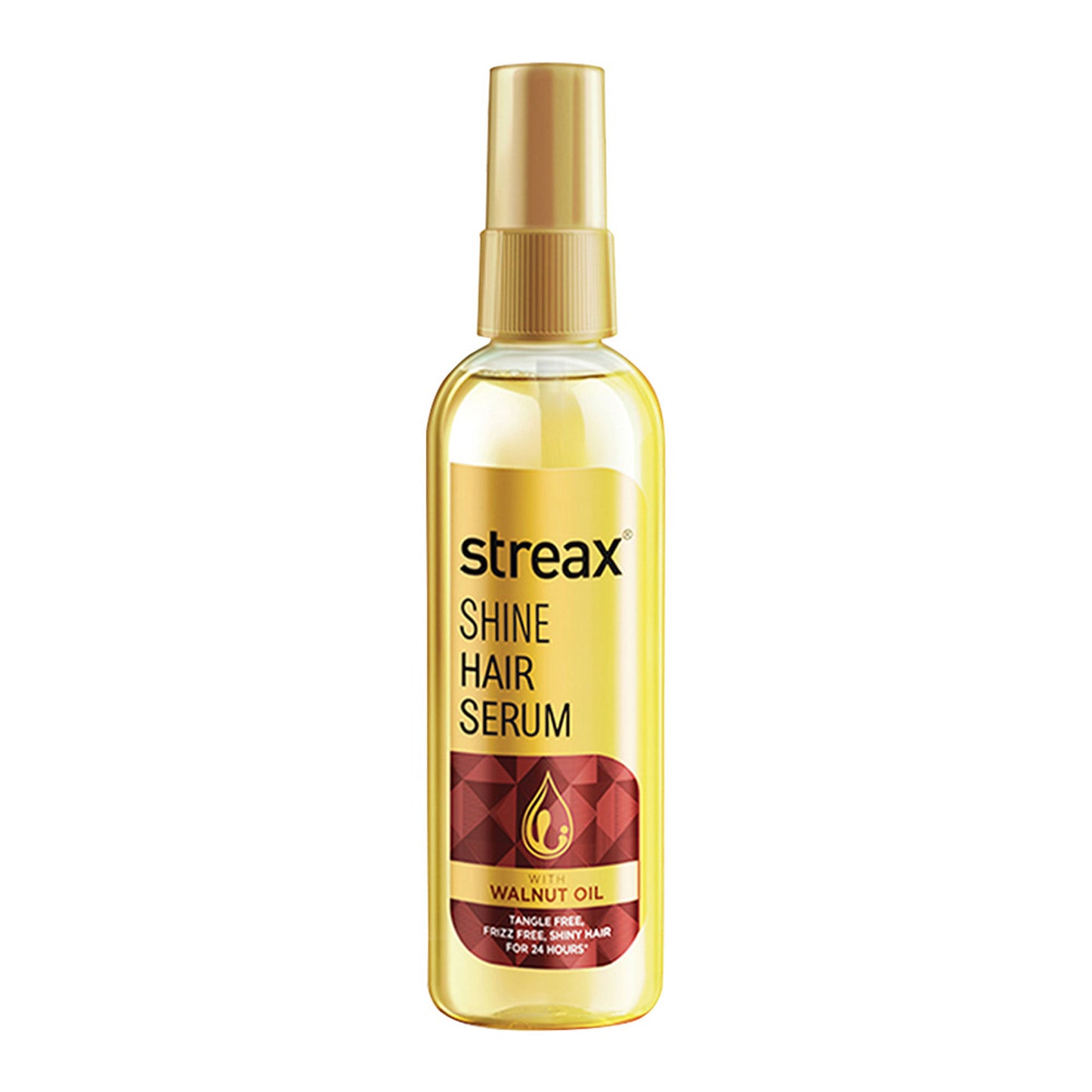 Streax Hair Serum Vitalized with Walnut Oil, For Hair Smoothening & Shine, For Dry & Frizzy Hair