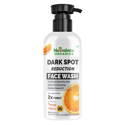 Nutrainix Organics Dark Spot Reduction Face Wash Removes Dead Skin Cells & Dark Spots