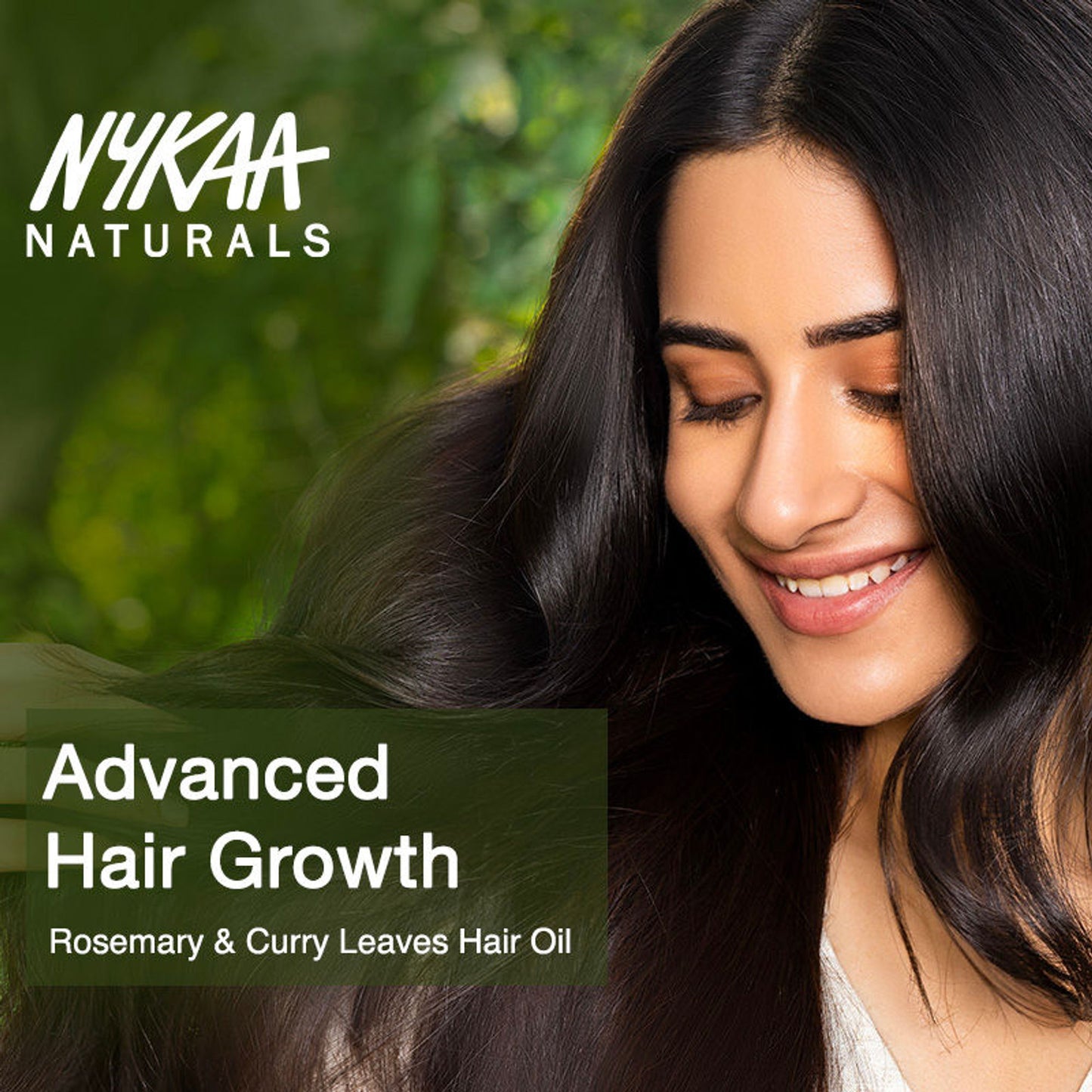 Nykaa Naturals Hair Oil for Advanced Hair Growth - Rosemary And Curry Leaves