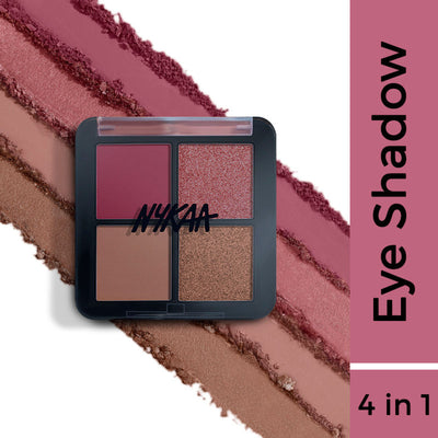 Nykaa Cosmetics Eyes On Me! 4 In 1 Quad Eyeshadow Palette - Bridal Shower 08