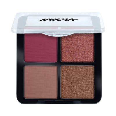 Nykaa Cosmetics Eyes On Me! 4 In 1 Quad Eyeshadow Palette - Bridal Shower 08