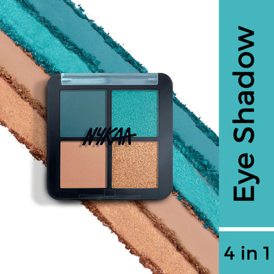 Nykaa Cosmetics Eyes On Me! 4 In 1 Quad Eyeshadow Palette - Beach Break 10