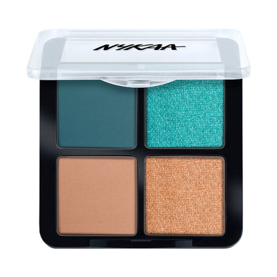 Nykaa Cosmetics Eyes On Me! 4 In 1 Quad Eyeshadow Palette - Beach Break 10