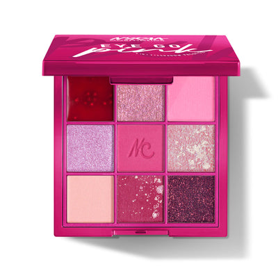 Nykaa 9 in 1 Highly Blendable Multi Texture Eyeshadow Palette - Eye Go Pink