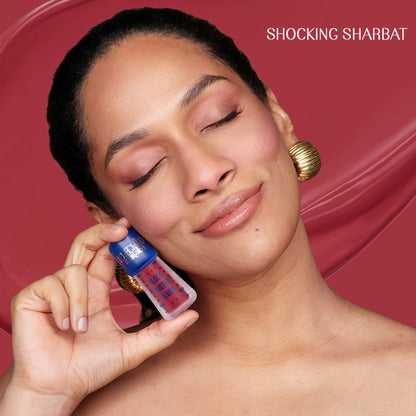 LoveChild Masaba Dewy, Buildable, Long-Lasting Blockbuster Blush Creme - Shocking Sharbat