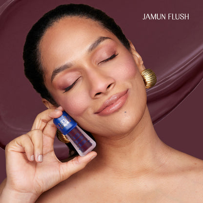 LoveChild Masaba Dewy, Buildable, Long-Lasting Blockbuster Blush Creme - Jamun Flush