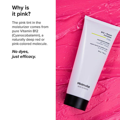 Minimalist B12 + Repair Complex 5.5% Face Moisturizer