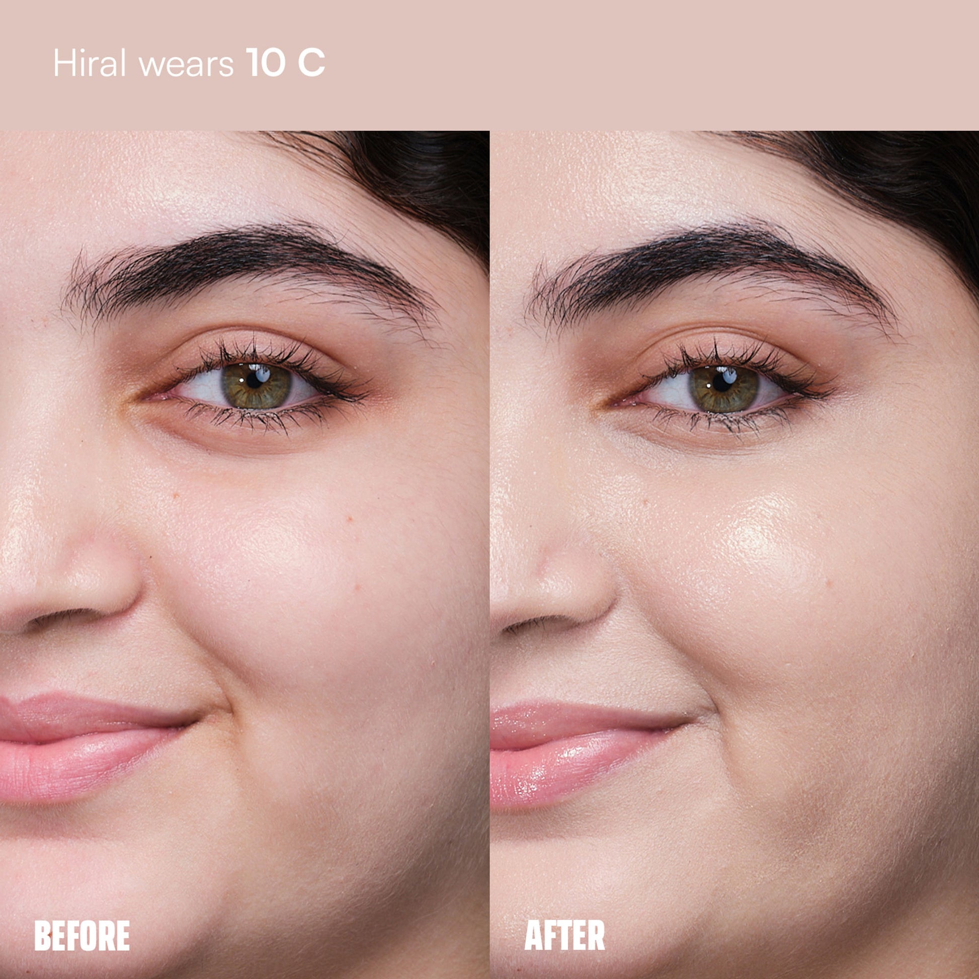 Face Card 4 in 1 Super Serum Skin Tint, Hydrating, Lightweight & Dewy Finish - 10c Cool