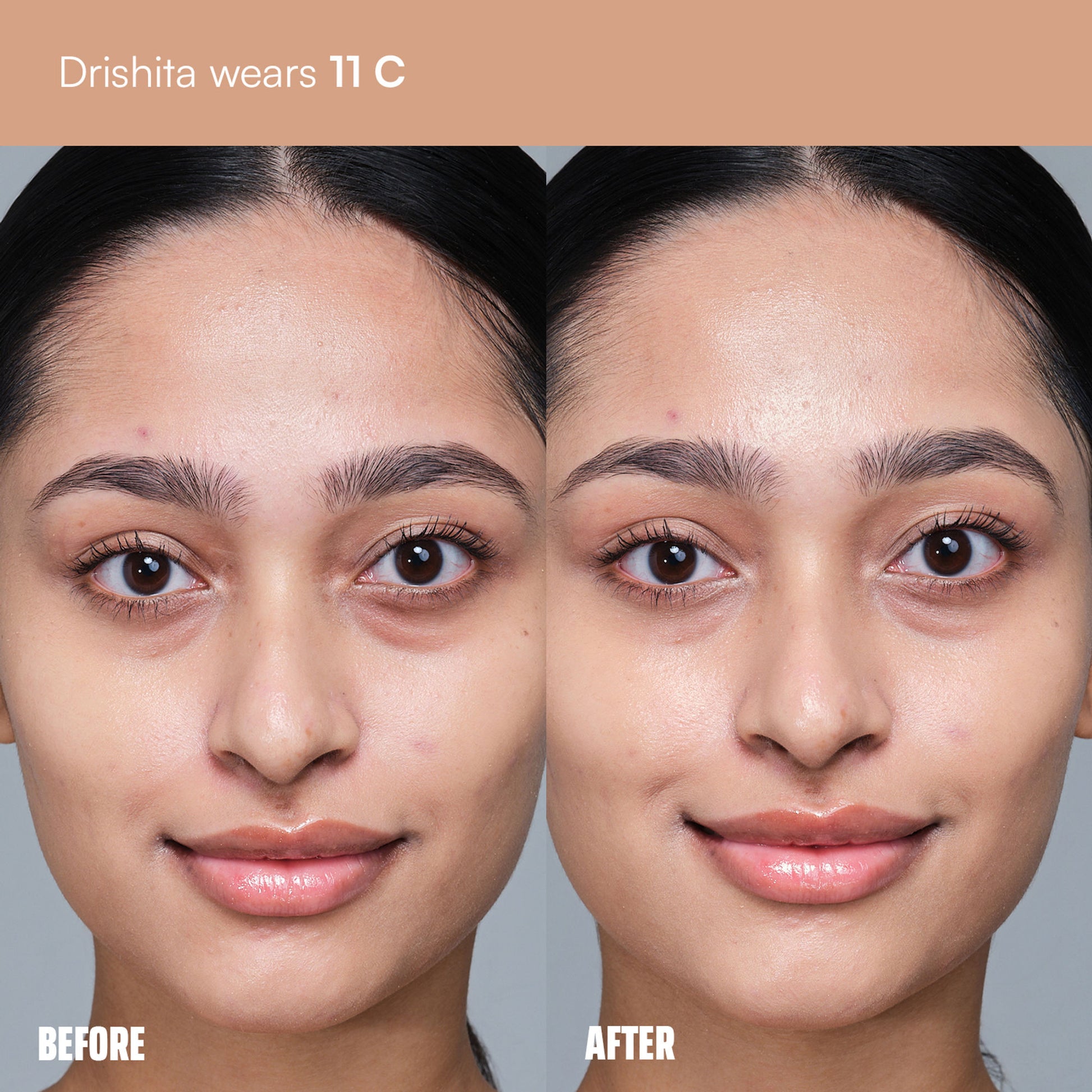 Face Card 4 in 1 Super Serum Skin Tint, Hydrating, Lightweight & Dewy Finish - 11c Neutral