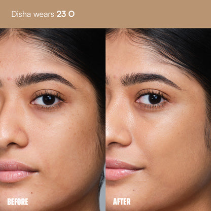 Face Card 4 in 1 Super Serum Skin Tint, Hydrating, Lightweight & Dewy Finish - 23o Warm Olive