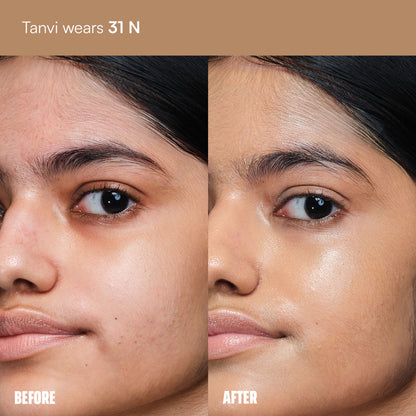 Face Card 4 in 1 Super Serum Skin Tint, Hydrating, Lightweight & Dewy Finish - 31n Neutral