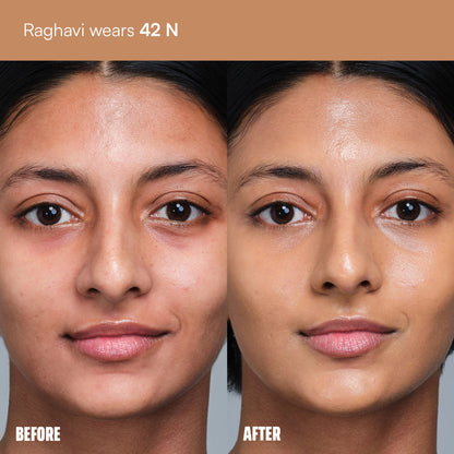 Face Card 4 in 1 Super Serum Skin Tint, Hydrating, Lightweight & Dewy Finish - 42n Neutral