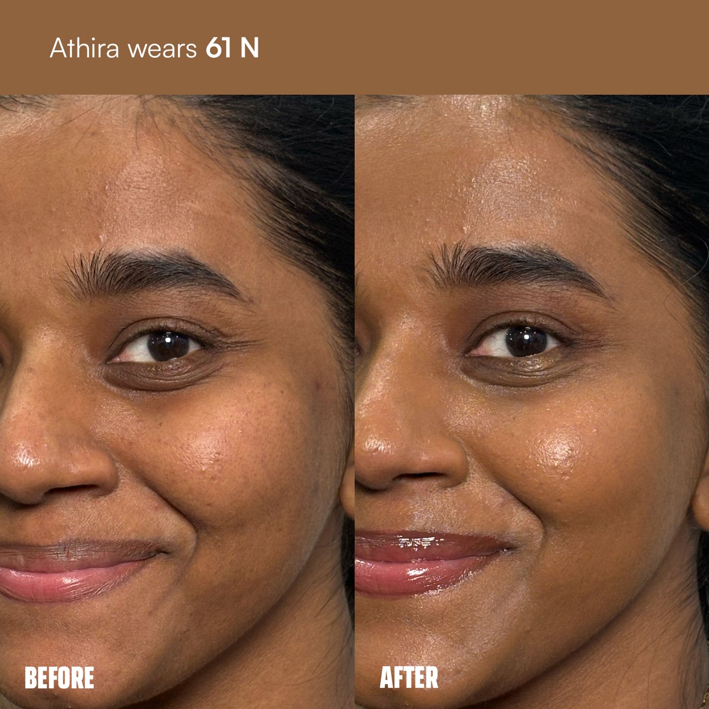 Face Card 4 in 1 Super Serum Skin Tint, Hydrating, Lightweight & Dewy Finish - 61n Neutral