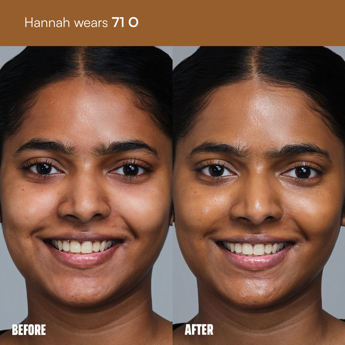 Face Card 4 in 1 Super Serum Skin Tint, Hydrating, Lightweight & Dewy Finish - 71o Warm Olive