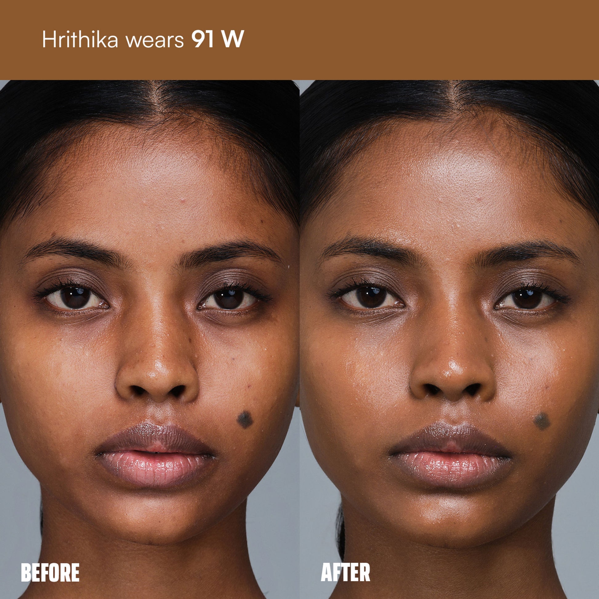 Face Card 4 in 1 Super Serum Skin Tint, Hydrating, Lightweight & Dewy Finish - 91w Warm