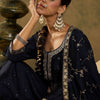 Indyancart IE Women Floral Embroidered Regular Kurta with Trousers & With Dupatta
