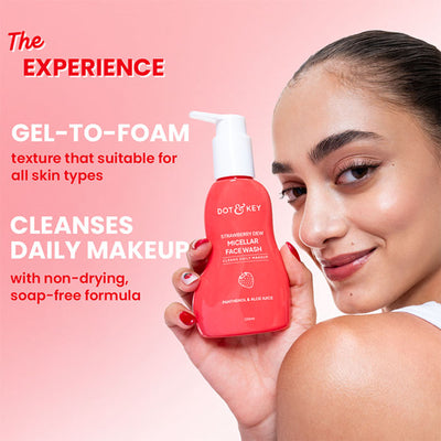Dot & Key Strawberry Dew Micellar Facewash