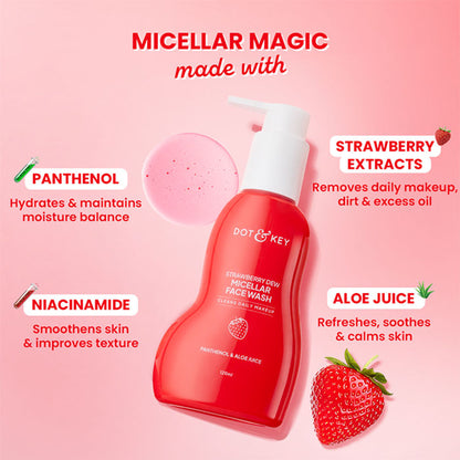 Dot & Key Strawberry Dew Micellar Facewash