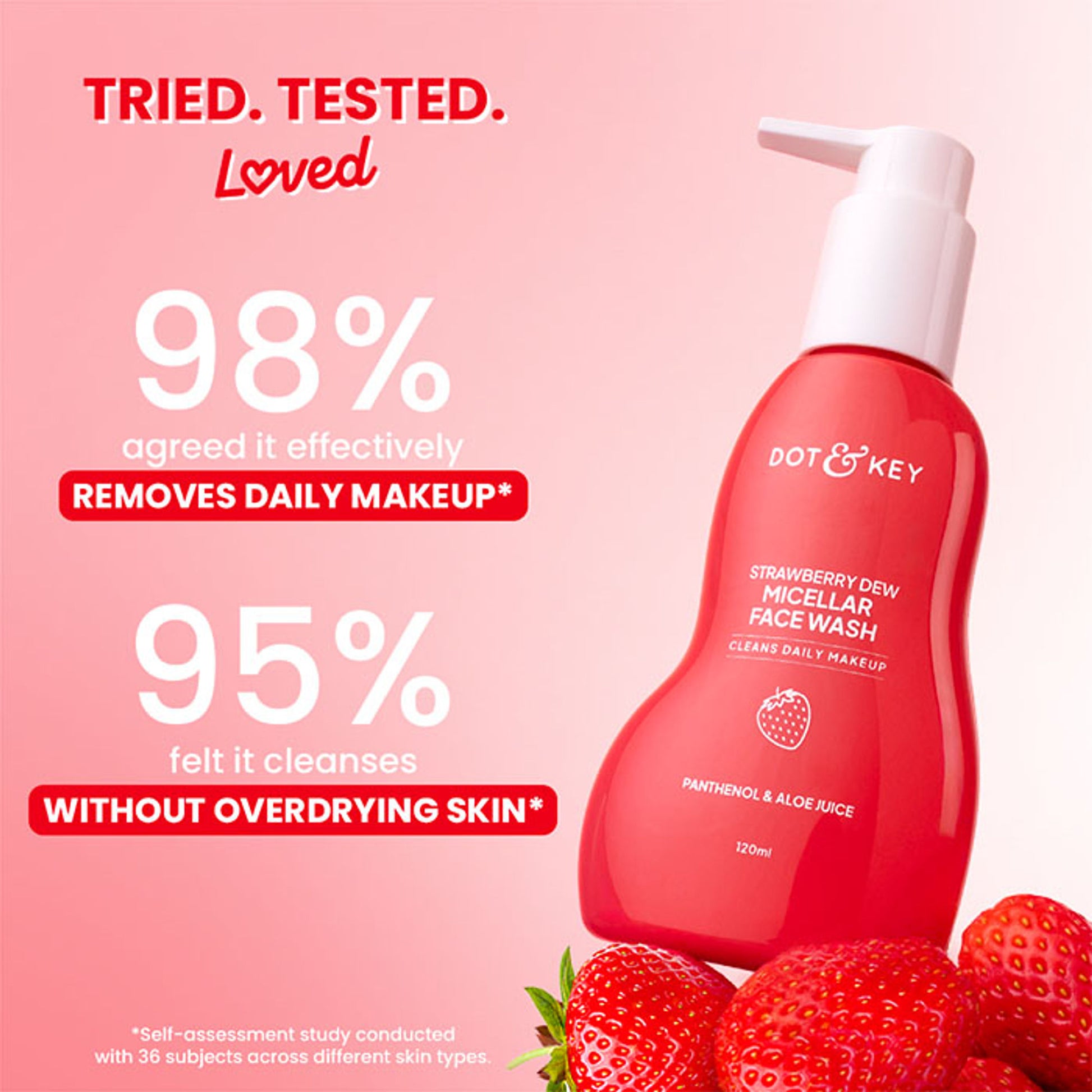 Dot & Key Strawberry Dew Micellar Facewash