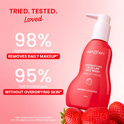 Dot & Key Strawberry Dew Micellar Facewash