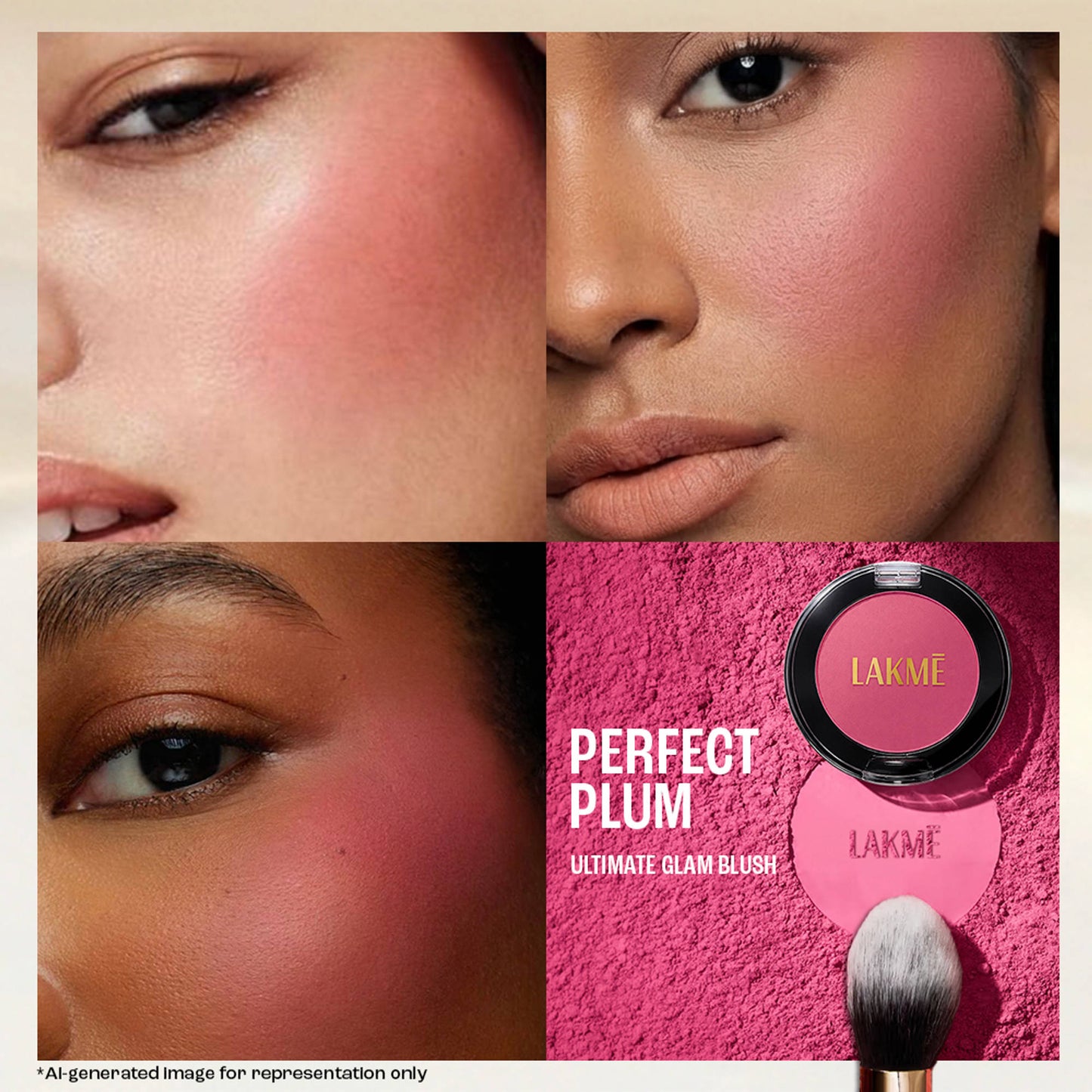 Lakme Work To Play Glam Makep Kit, Pack of 4 with complementary Pouch |Makeup Gift Set