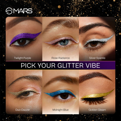 MARS Twinkle Wink Glitter Eyeliner - Twilight Purple