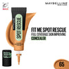 Maybelline New York Fit Me Spot Rescue Full Coverage Concealer, Fades Spots, Minimizes Pimples - 65
