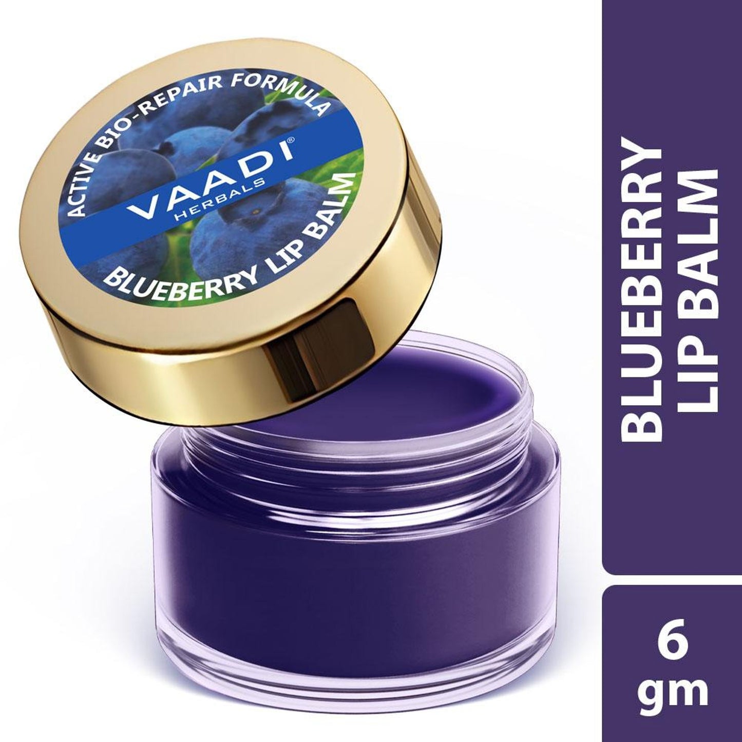 Vaadi Herbals Lip Balm - Blueberry