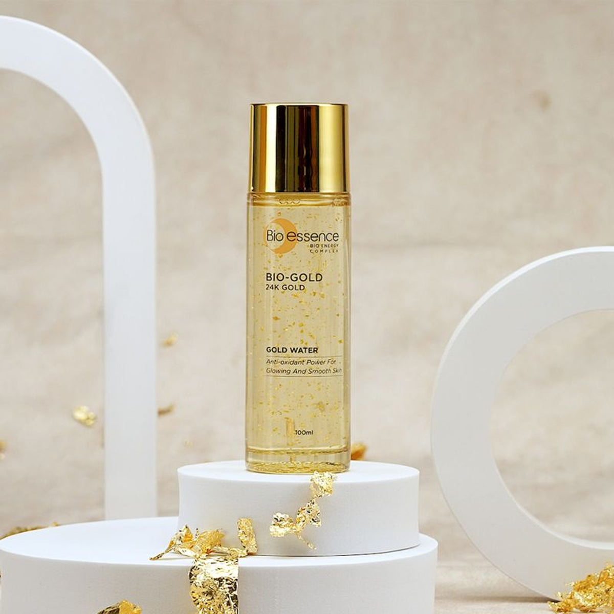 Bio-essence 24K Gold Toner, Pore Tightening, Hyaluronic Acid, Niacinamide & Peptides